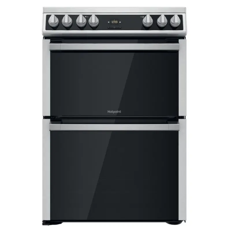 Hotpoint HDT67V9H2CX/UK - Stainless steel 4 Zone Electric Cooker - Catalytic cleaning - A energy