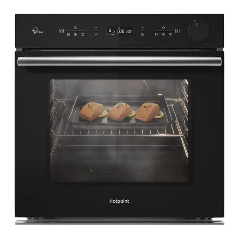 HOTPOINT Class 4 Air Fry SI4S 854 C BL - Black Built-in Single Oven - 73L Capacity - A+ Energy Rating