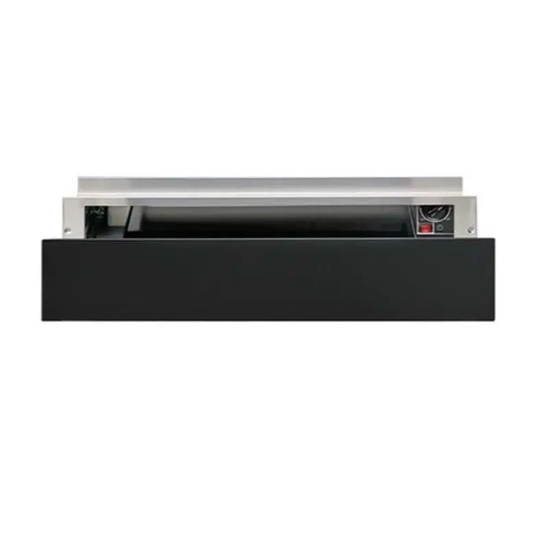 Hotpoint WD 914 NB - Black Glass Warming Drawer - 16L Capacity - 3 Functions