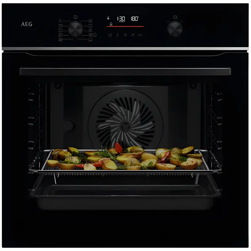 AEG TS6PB521AB - Black Built-In Single Oven - 71L - A+ Energy
