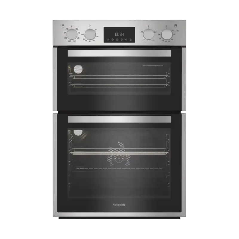 Hotpoint DIH82DIX - Stainless Steel Double Oven - 71L + 38L - A Energy