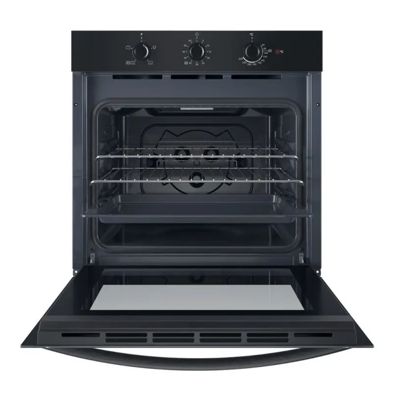 Indesit IO 232H B UK - Black Single Oven - 71L - A Energy
