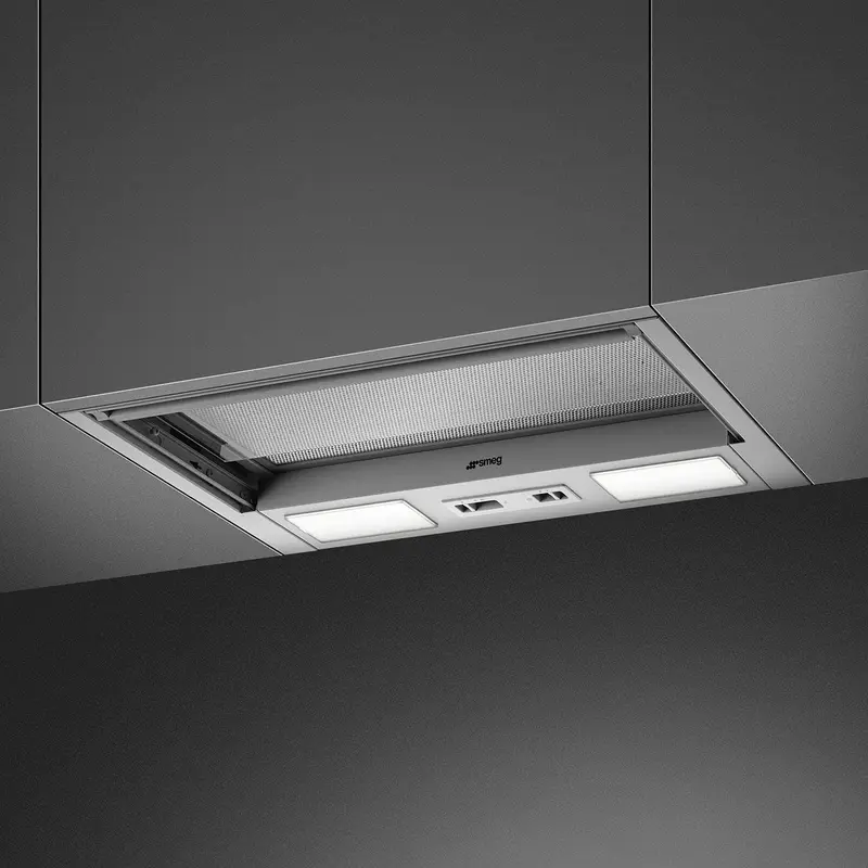 Smeg KSET56LX3 - Stainless Steel Integrated Extractor Hood - 237m/h - C Energy Rating