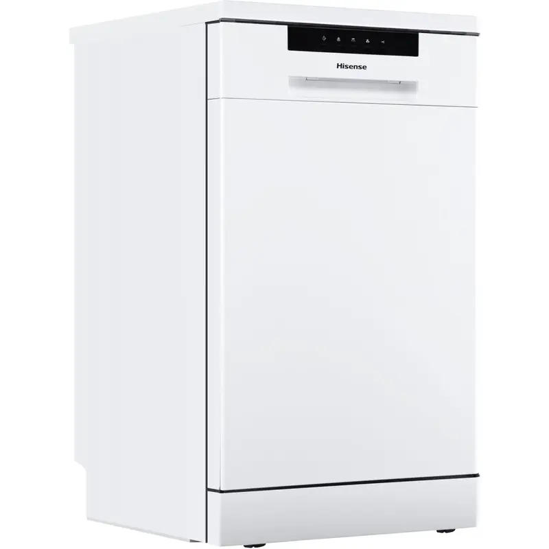 Hisense HS523E15WUK - White Slimline Dishwasher - 10 Place Settings - E Energy Rated