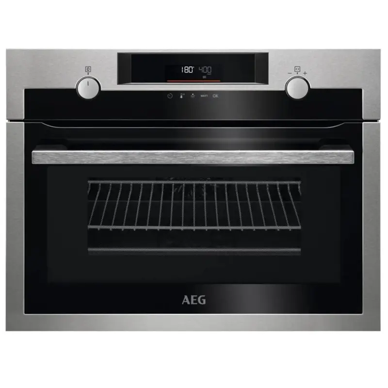 AEG KME565060M - Built-In Combination Microwave Oven, Stainless Steel