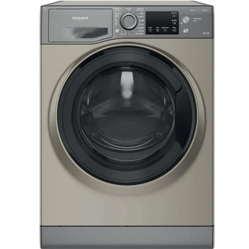 Hotpoint NDB 8635 GK UK - Graphite 8KG/6KG Washer Dryer - 1400 RPM - D energy
