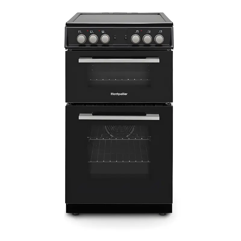 Montpellier MDOC50FK - Black 4 Zone Electric Cooker - A Rated