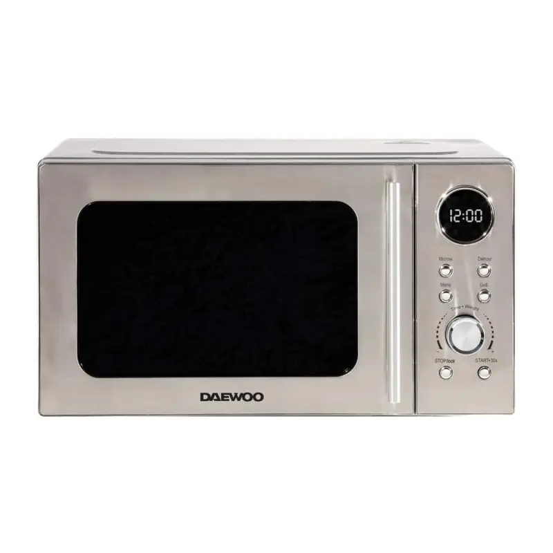 Daewoo SDA2071 - Silver 20L Microwave Oven - 700W, 1000W Grill, 5 Power Levels