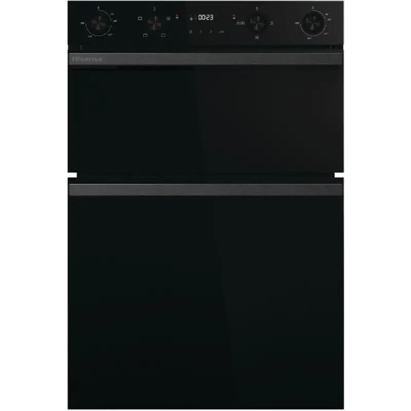 Hisense BID914221CDBG - Black Built-In Double Oven - 72L/38L - A Energy Rated