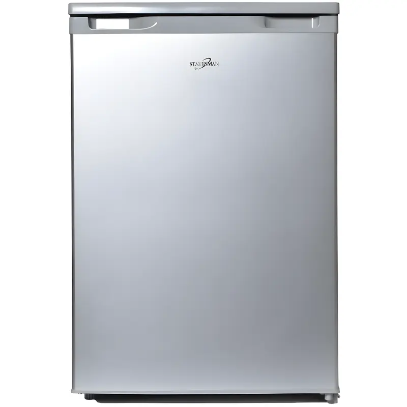 Statesman R155S - 55.3cm Silver Undercounter Fridge with icebox - F energy