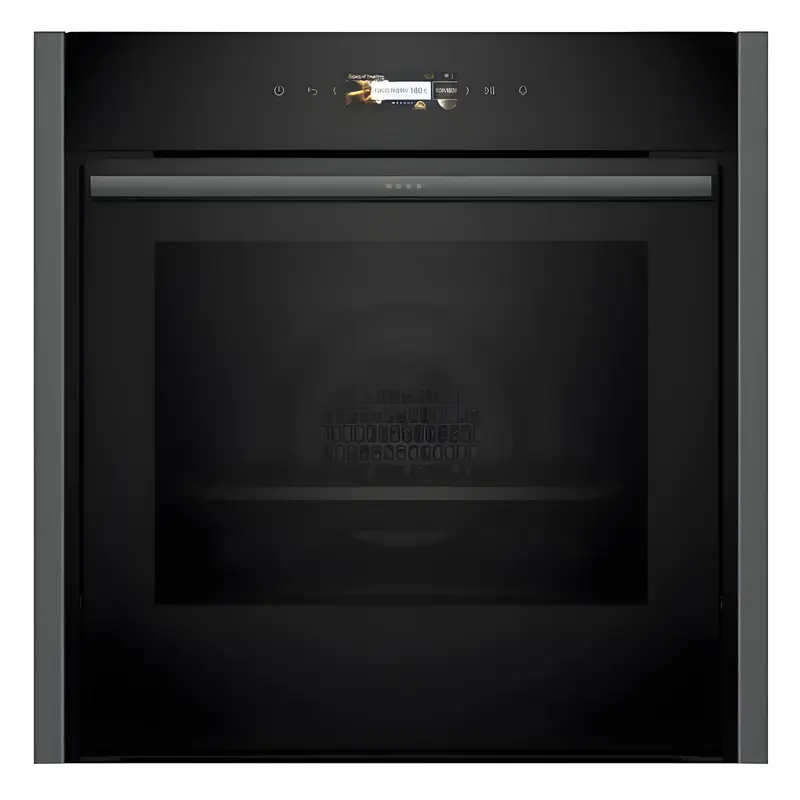 Neff B54CR31G0B - Slide and hide N70 Series Graphite Built in Electric Single Oven - A+ energy