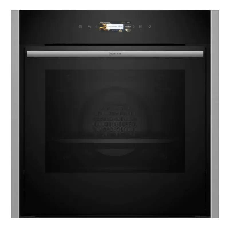 Neff B54CR71N0B - Slide and hide N70 Series Stainless steel Built in Electric Single Oven - A+ energy