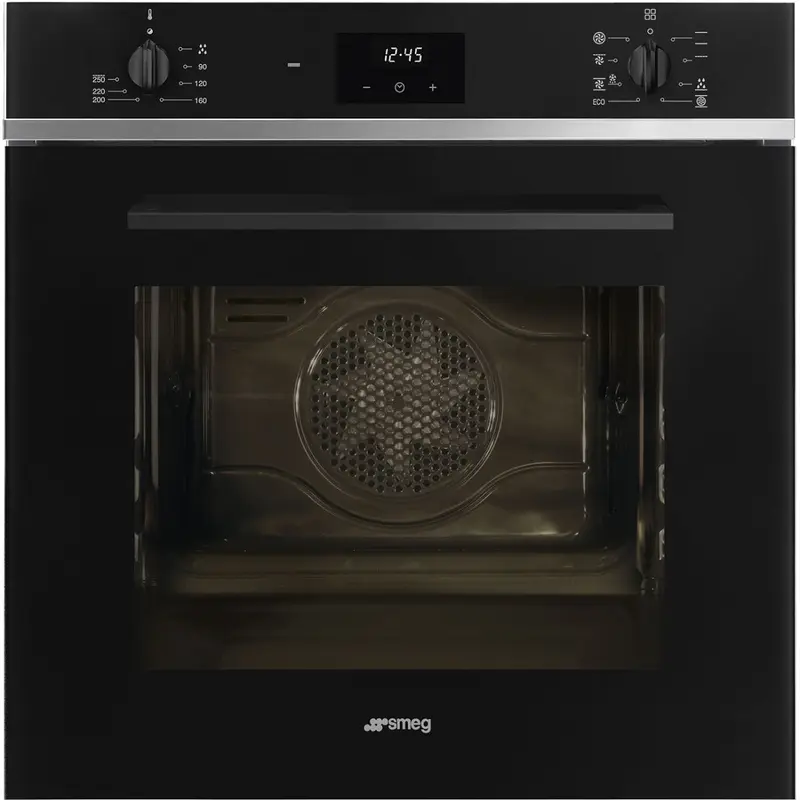 Smeg SF6400TB - Black Built in Electric Single Oven - Vepor Clean Steam Assisted cleaning - A energy