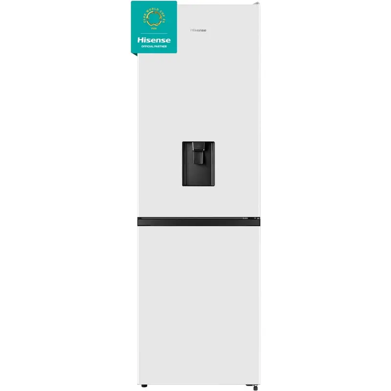 Hisense RB390N4WWE - White Fridge Freezer - 304L - E Energy