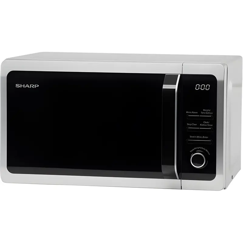 SHARP R274SLM - Silver Solo Microwave - 20L Capacity
