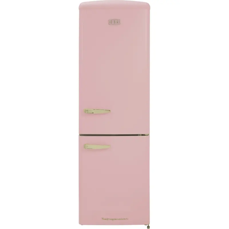 CDA FLORENCE TEA ROSE - Pink Freestanding 60/40 Frost Free Fridge Freezer