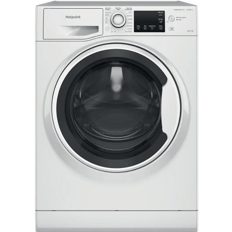 Hotpoint NDB 11724 W UK - White 11KG/7KG Washer Dryer - 1600 RPM - C/E energy