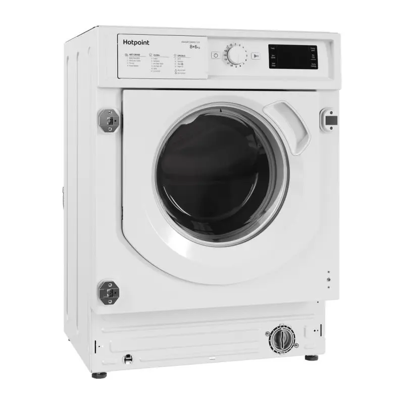 Hotpoint BI WDHG 861485 UK - Integrated 8KG/6KG Washer Dryer - 1400 RPM - D energy