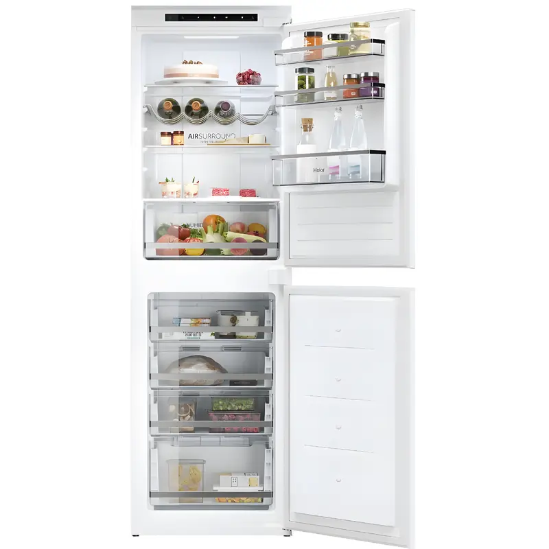 Haier HB50T618FMK - Integrated 50/50 Frost Free Fridge Freezer - E energy