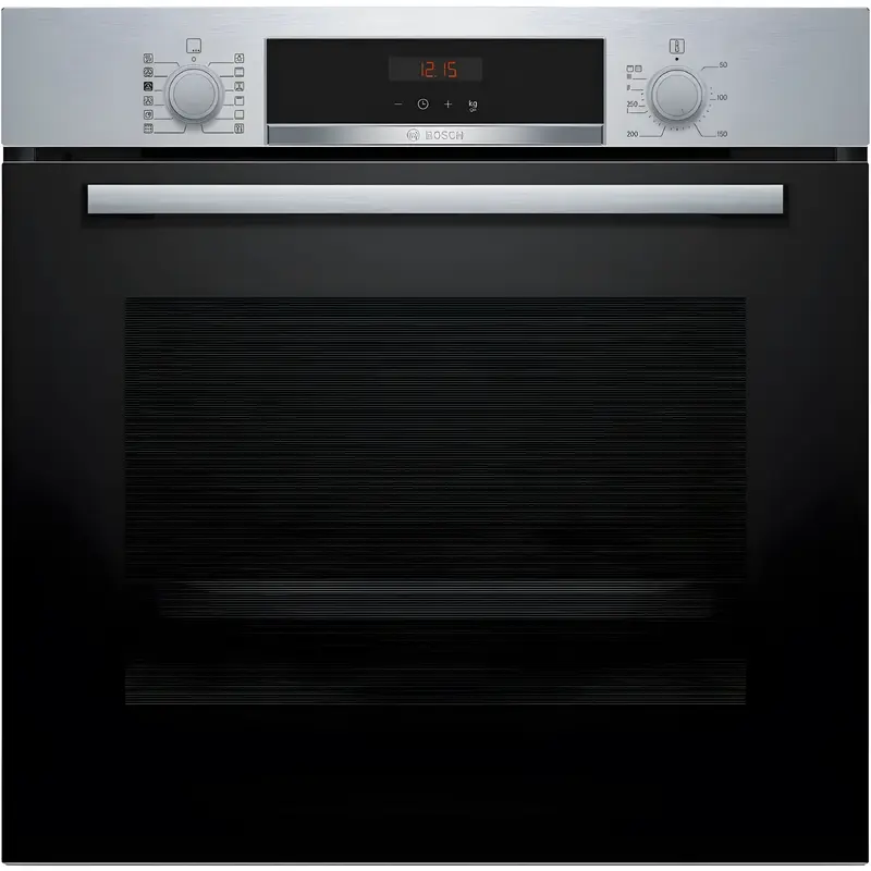 Bosch HQA574BS3B Series 4 - Stainless Steel Single Oven - 71L Capacity - Pyrolytic Self-Cleaning - A+ Energy Rating