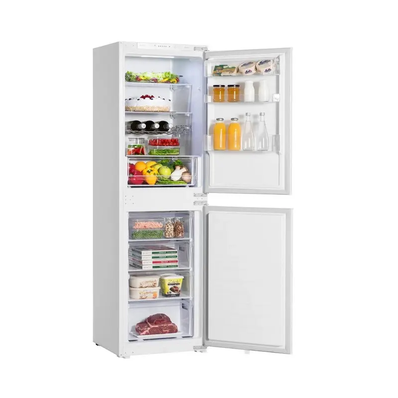 Hisense RIB291F4AWF - White 50/50 Integrated - Sliding Hinge - Frost Free Fridge Freezer - 226L - F Energy Rating