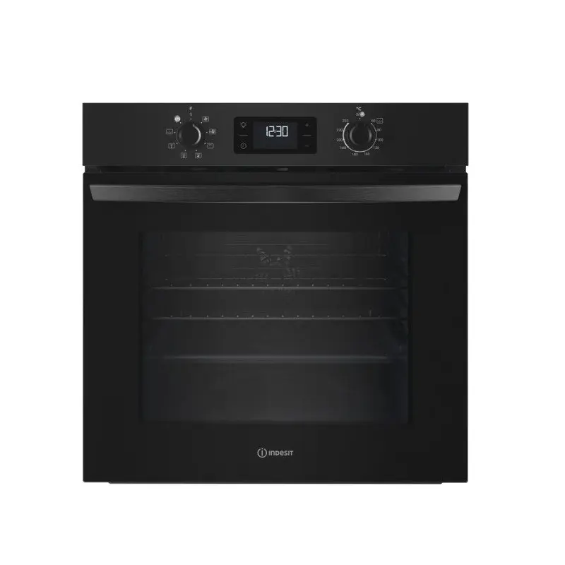 Indesit IO 253 B UK - Black Single Oven - 66L - A Rated