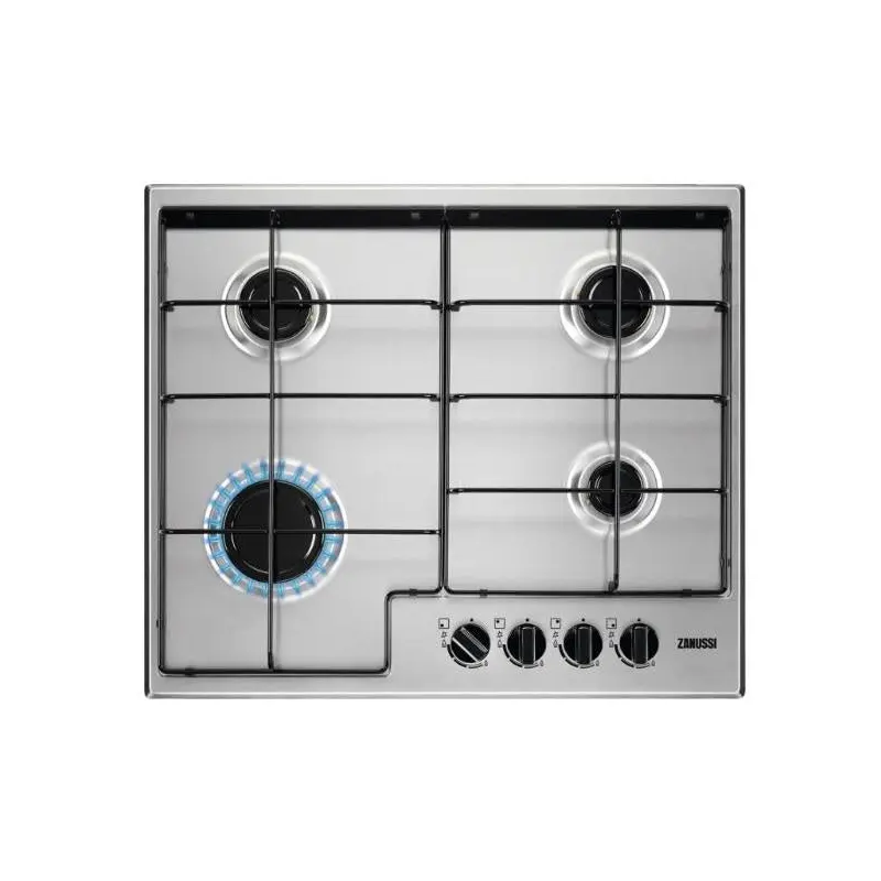 Zanussi ZGNN642X - Stainless steel 4 Zone Gas Hob