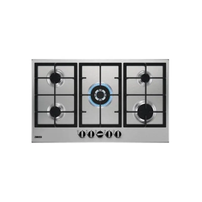 Zanussi ZGNN955X - Stainless steel 5 Zone Gas Hob