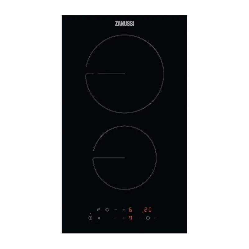 Zanussi ZHRN383K - Black 2 Zone Domino Hob