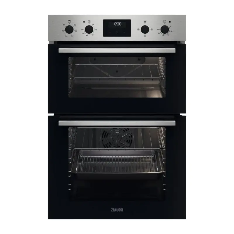 Zanussi ZKCXL3X1 - Stainless steel Built in Double Oven - A energy