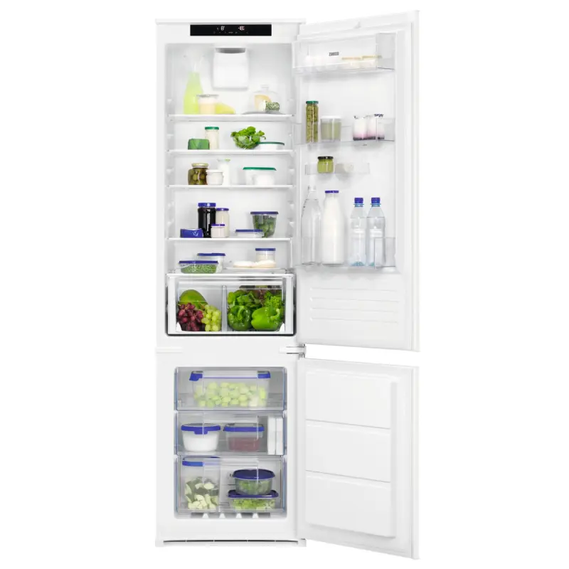 Zanussi ZNTN19ES1 - Integrated 70/30 Frost Free Fridge Freezer - E energy
