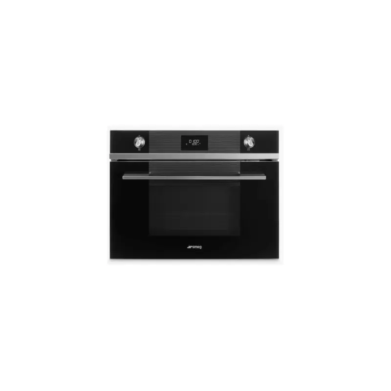 Smeg SF4101MCN1 - Black Built in Electric Microwave