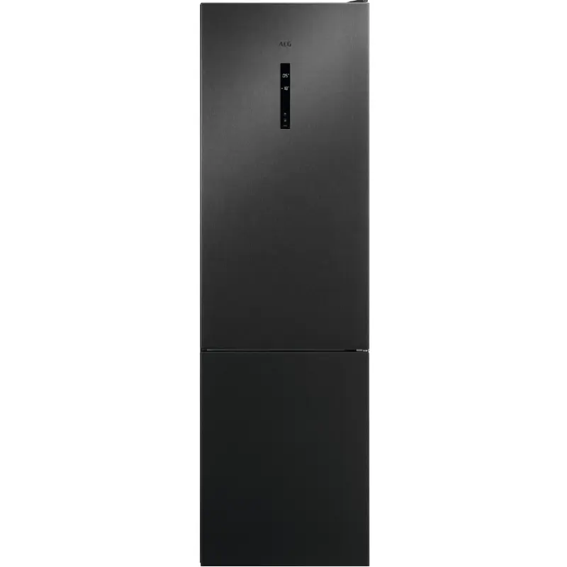 AEG RCB736E3MB - Black Freestanding 60/40 Frost Free Fridge Freezer - E energy