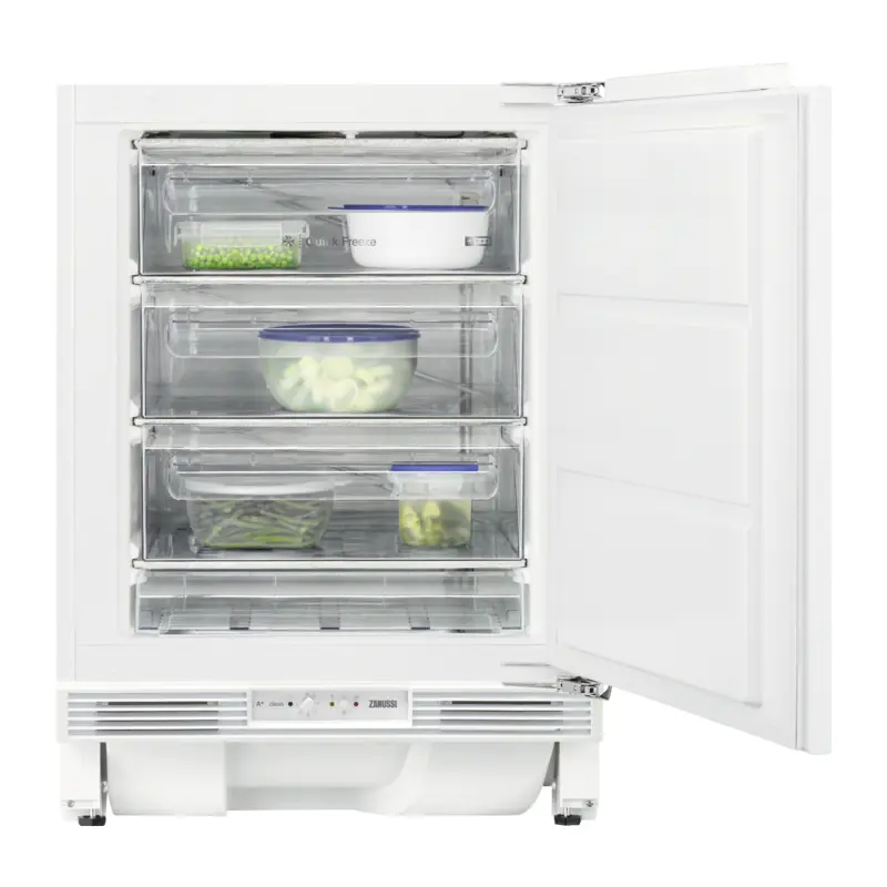 Zanussi ZYAE82ER - Built Under Fast Freeze Freezer with Fixed Hinge Door Fixing - E energy