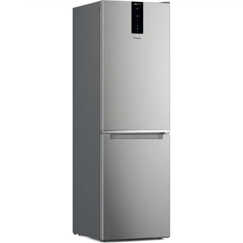 Whirlpool W7X 82O OX UK - Stainless steel Freestanding Frost Free Fridge Freezer - E energy