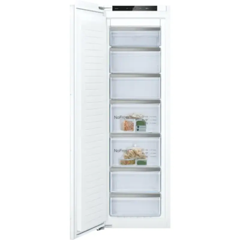 Neff GI7812EE0G - Integrated In Column Frost Free Freezer with Fixed Hinge Door - E rated
