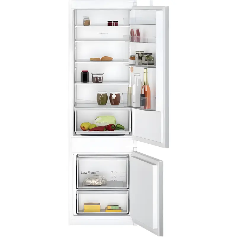 Neff KI5871SE0G - White Integrated 70/30 Low Frost Fridge Freezer