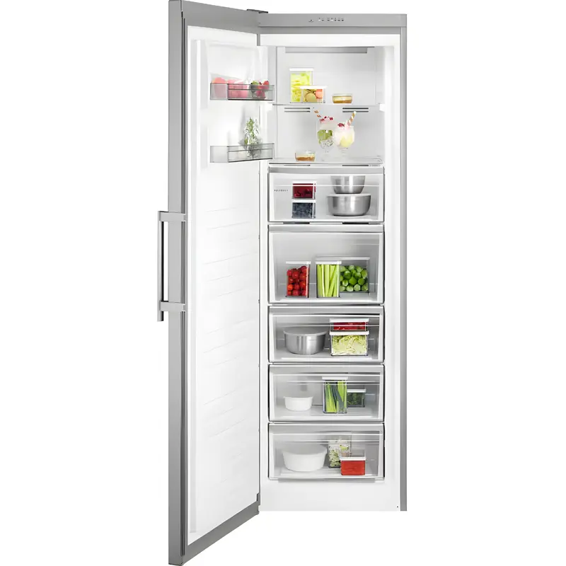 AEG OAG7M281EX - Silver Freestanding Frost Free Freezer - E energy