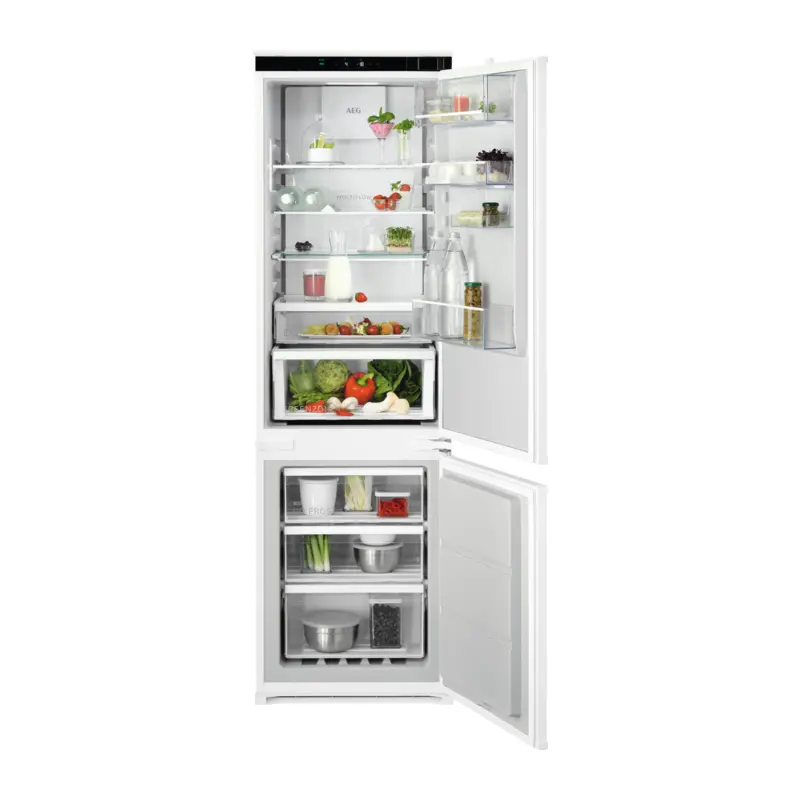 AEG TSC7M181DS - White Integrated 60/40 Frost Free Fridge Freezer - D energy