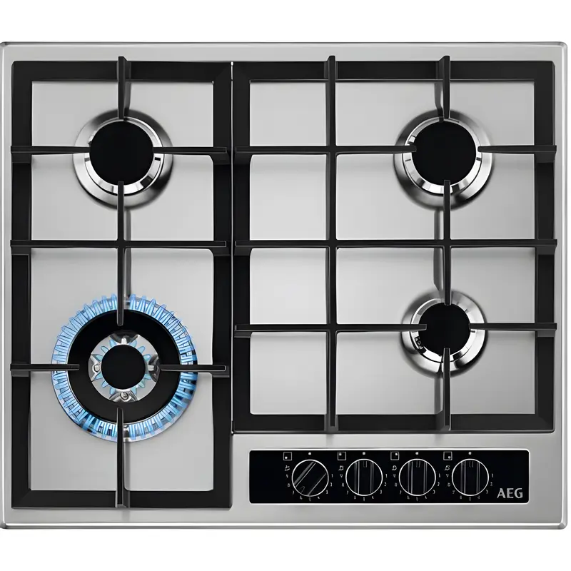 AEG HGB64420YM - Stainless steel 4 Zone Gas Hob