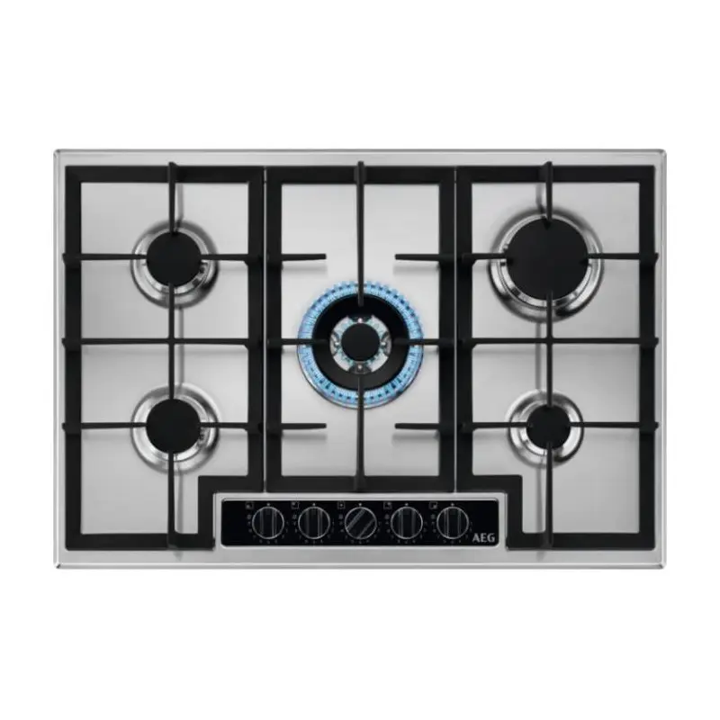 AEG HGB75420YM - Stainless steel 5 Zone Gas Hob