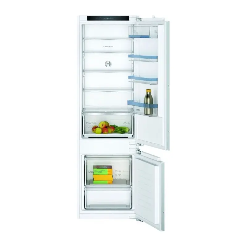 Bosch KIV87VFE0G - White Integrated 70/30 Low Frost Fridge Freezer - E energy