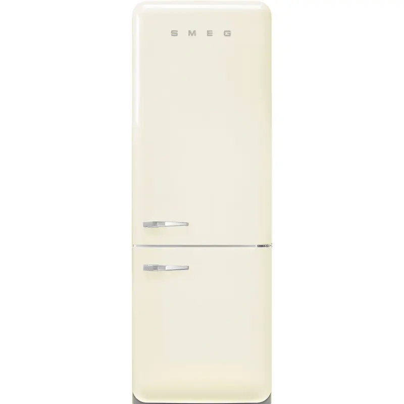Smeg FAB38RCR5 - Cream Freestanding 70/30 Frost Free Fridge Freezer - E energy
