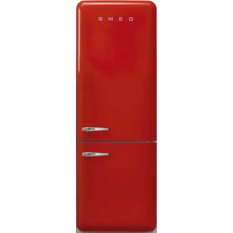 Smeg FAB38RRD5 - Red Freestanding 70/30 Frost Free Fridge Freezer - E energy