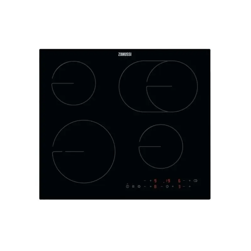 Zanussi ZHRN673K - Black 4 Zone Ceramic Hob