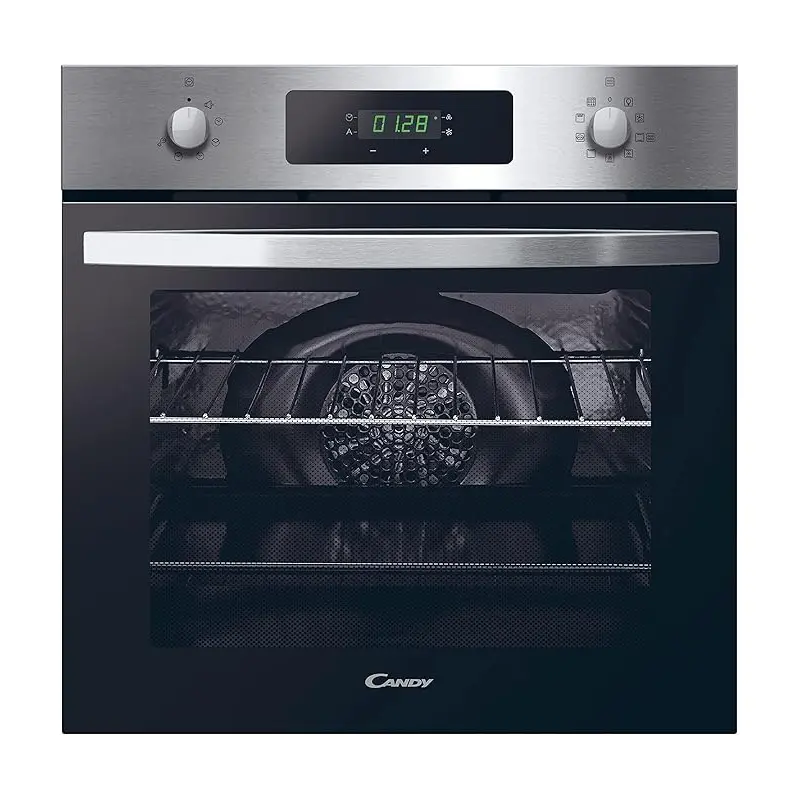 Candy FIDCX676 - Stainless Steel 60cm Built-In Single Oven - 70L Capacity - A Energy Rating