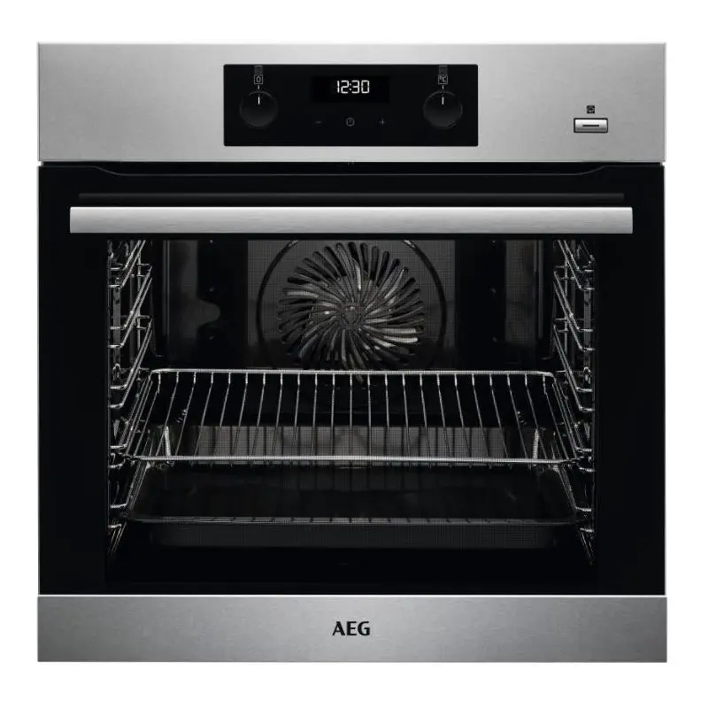 AEG BES355010M - Stainless steel Built in Electric Single Oven - Steam Assisted cleaning - A energy