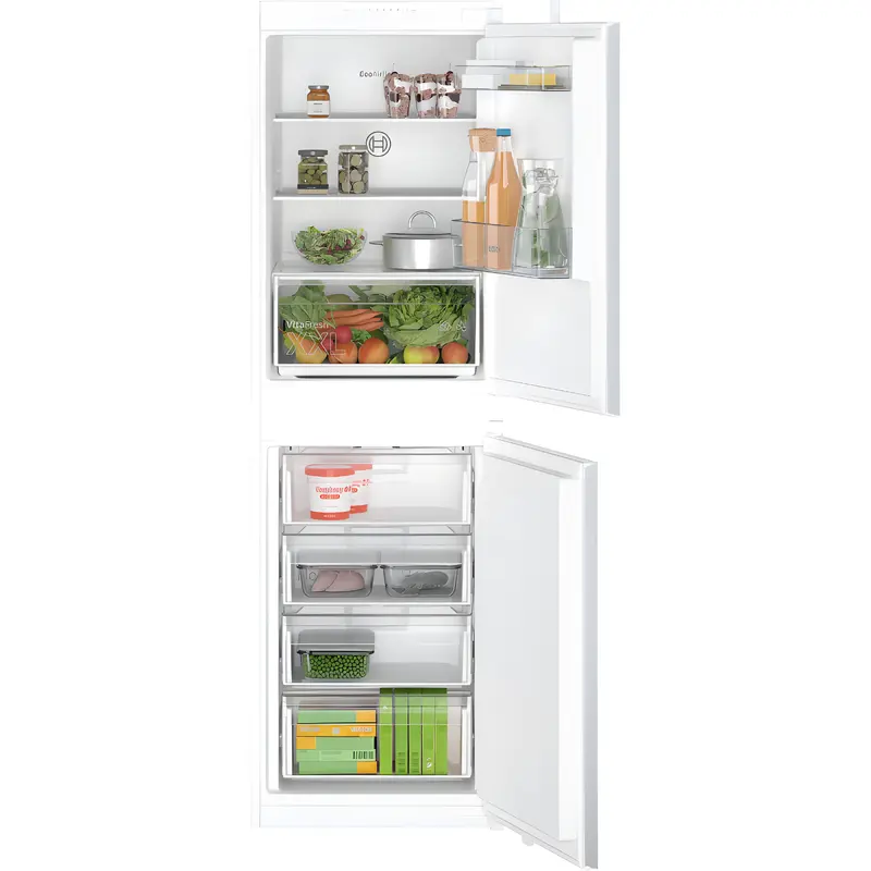 Bosch KIN85NSE0G - Integrated Frost Free Fridge Freezer - E energy