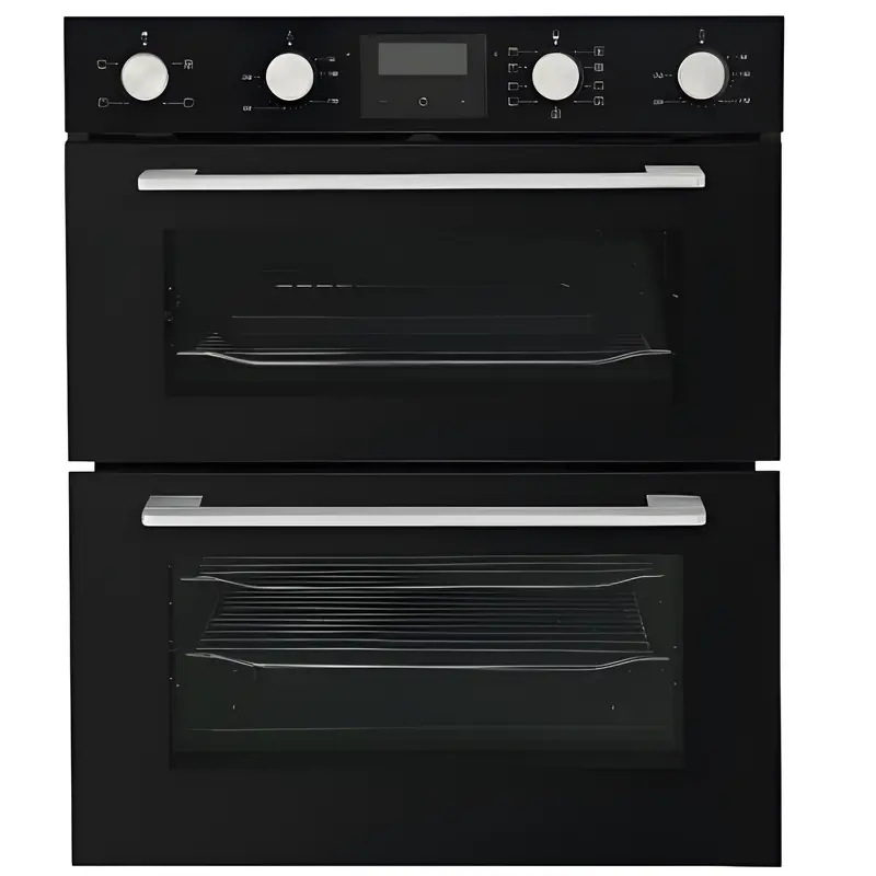 Belling BI703MFC BLK 444441630 - Black Built under Electric Double Oven - Catalytic cleaning - A/A energy