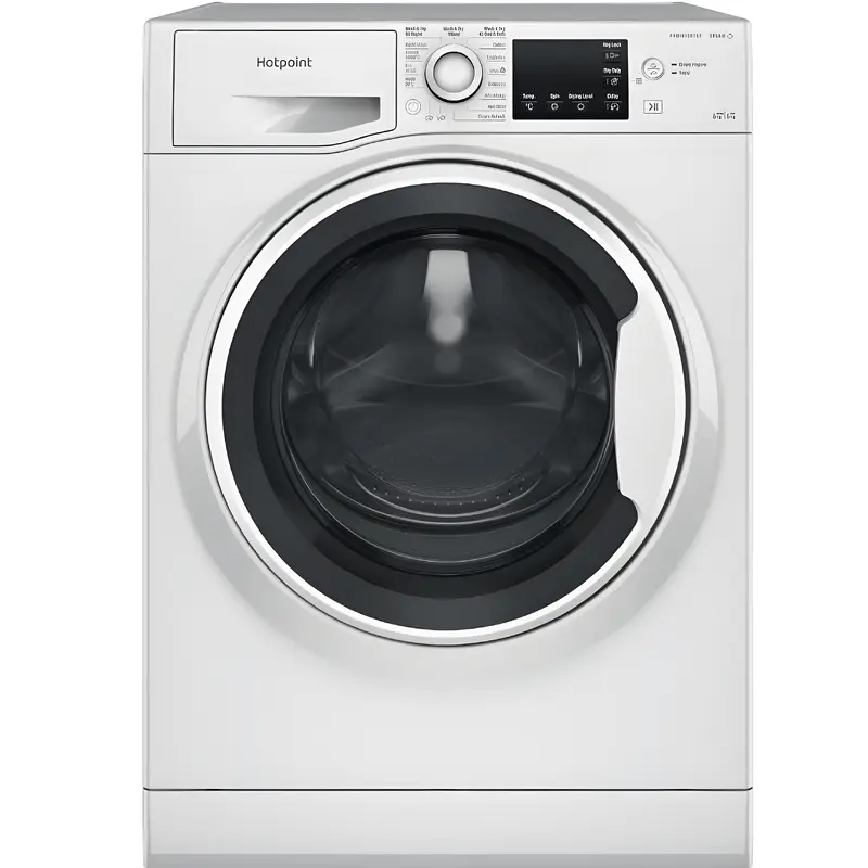 Hotpoint NDB 8635 W UK - White 8KG/6KG Washer Dryer - 1400 RPM - D energy